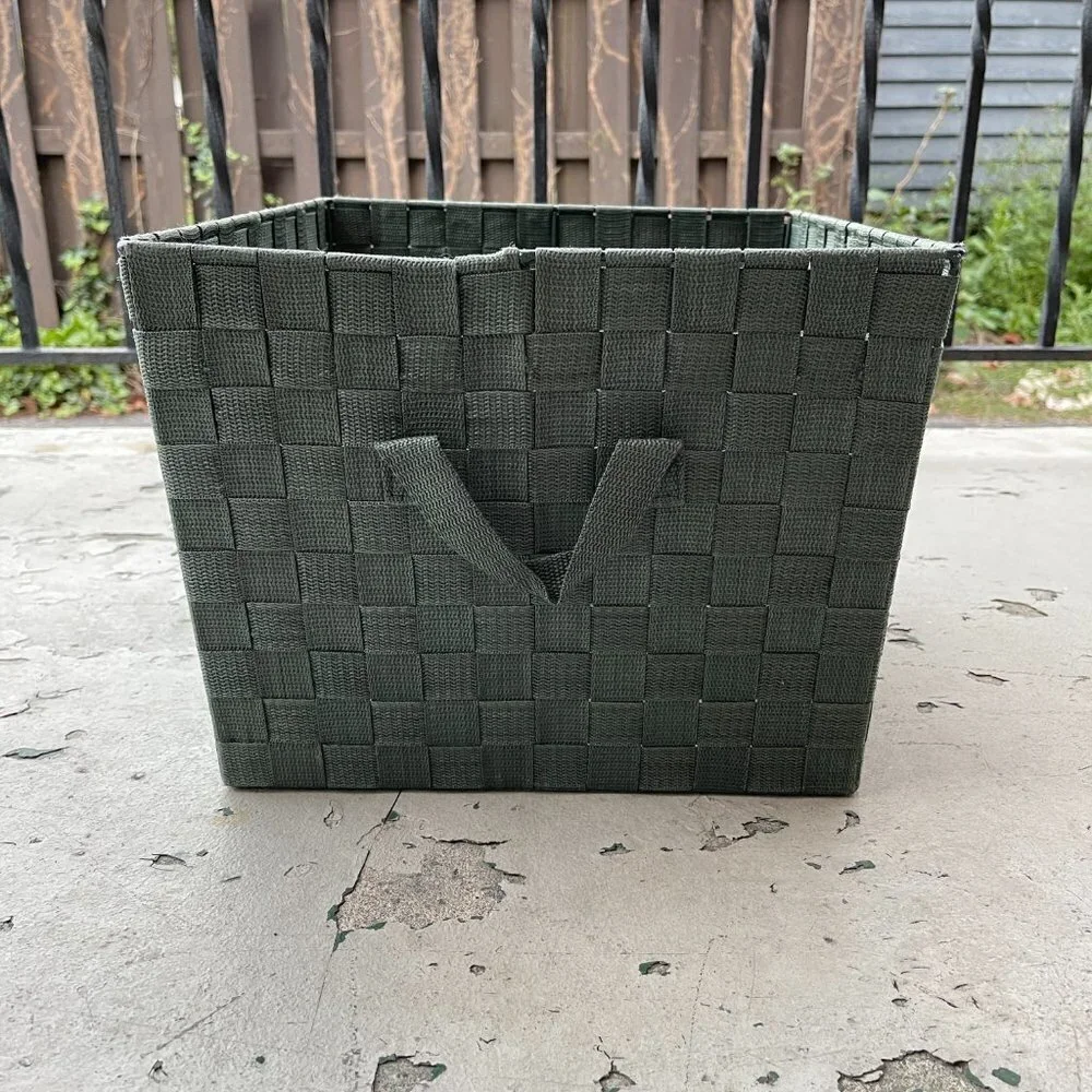 Large Woven Basket with Handles